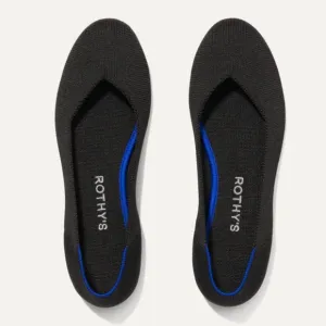 ROTHY’S Round Toe “The Flat” in Black