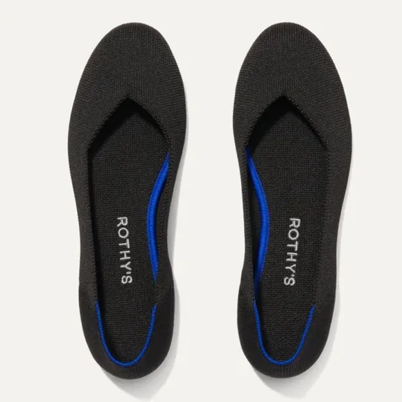 ROTHY’S Round Toe “The Flat” in Black