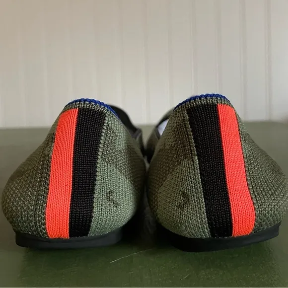 Rothy's THE LOAFER in Flyknit Green Camo