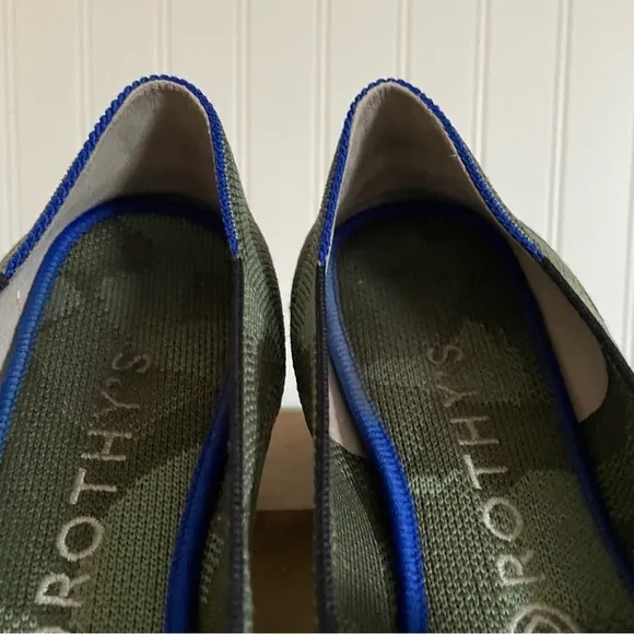 Rothy's THE LOAFER in Flyknit Green Camo