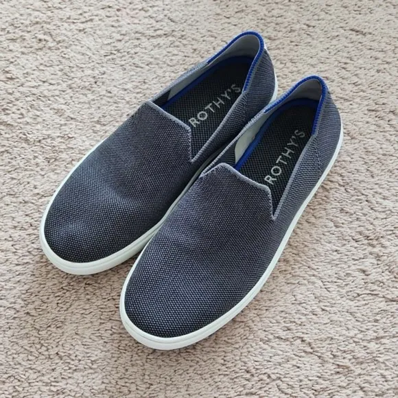 Rothy's The Original Slip On Sneaker, Gray, Size 8