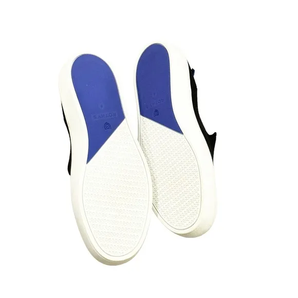 Rothy's The Original Slip On Sneaker Lightweight Black Size W8 NWOB