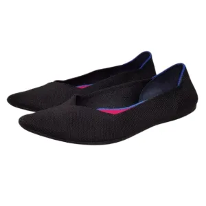 Rothy's The Point Black Knit Slip-On Ballet Loafers Flats Sz 9.5
