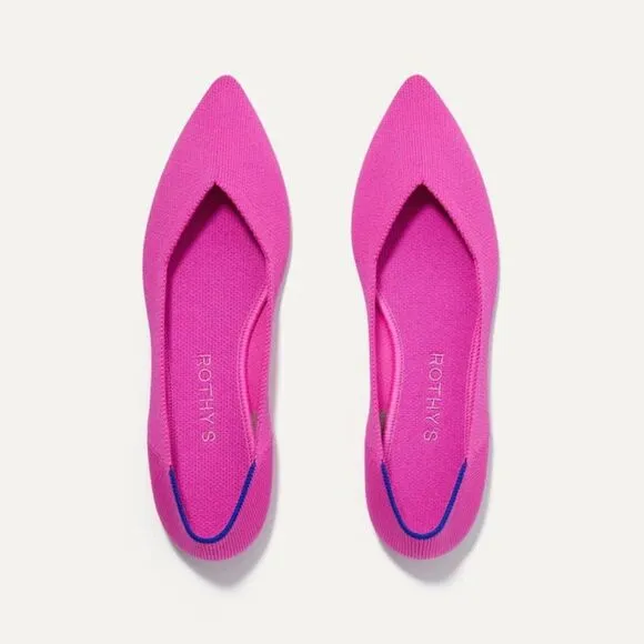 Rothy’s The Point Dragon Fruit Pink size 7.5