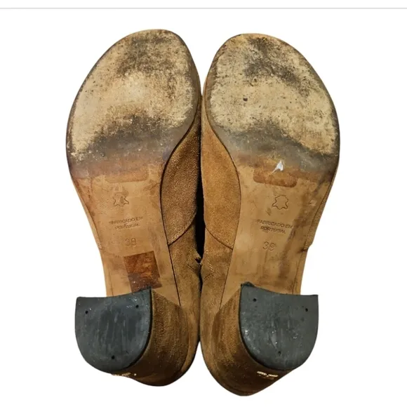 ROUJE | Brown Suede Ankle Boots / Booties in Size EU 39 / US 8.5