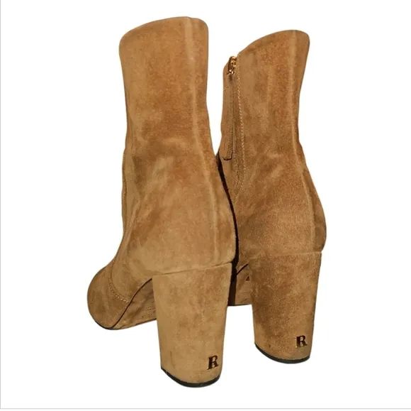 ROUJE | Brown Suede Ankle Boots / Booties in Size EU 39 / US 8.5