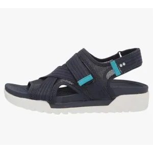 Ryka Womens Navy River Stretch Sandals Sz 9W
