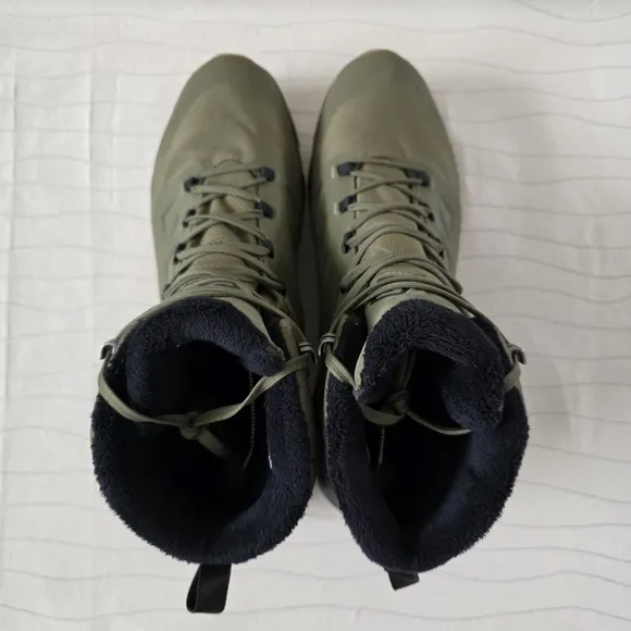Salomon Mens Outblast Olive Green Waterproof Insulated Hiking Boots 407958 Sz 12