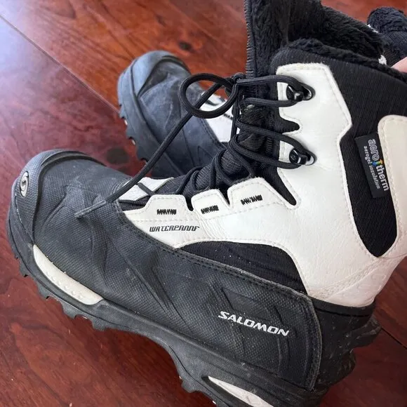 Salomon Women's Toundra Mid Waterproof Winter Aerotherm Boot-  Size 7
