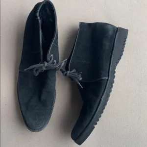 Salvatore Ferraragamo suede and fur boots