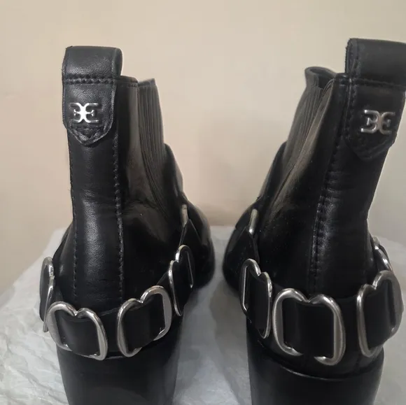 Sam Edelman Black Leather New Size 8.