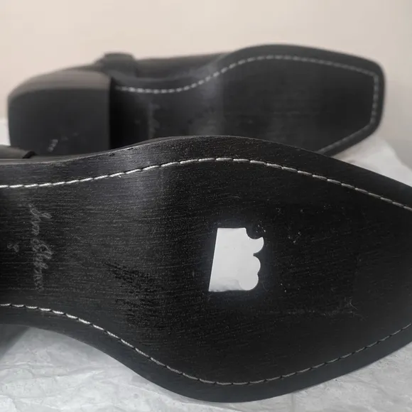 Sam Edelman Black Leather New Size 8.