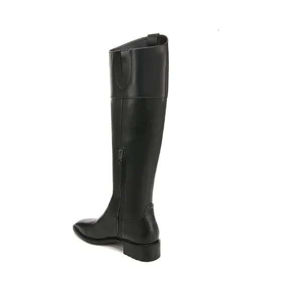 Sam Edelman Drina Women's Leather Black Tall Shaft Boots Sz US 5.5 EU 35.5