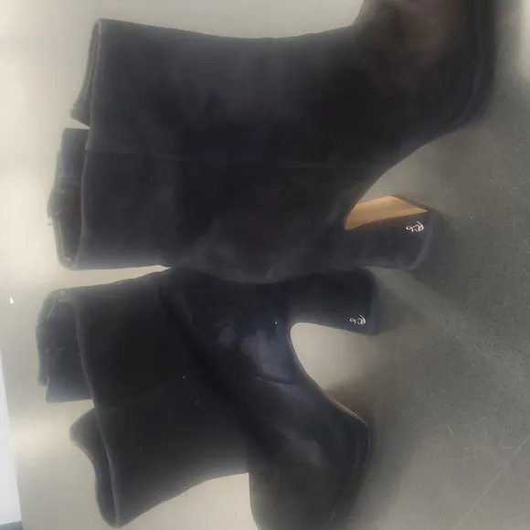 Sam Edelman Jaye Ankle Bootie Suede Black size 6 M EU 36