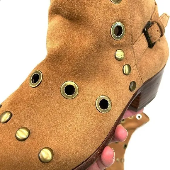SAM EDELMAN Pedra Perforated Short Boots
