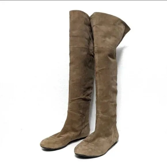 SAM EDELMAN Suede Over Knee Jackson Boots 6.5