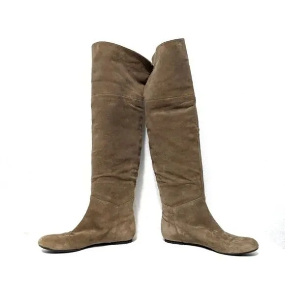 SAM EDELMAN Suede Over Knee Jackson Boots 6.5