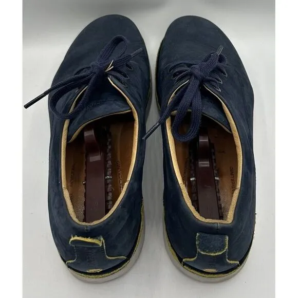 Samuel Hubbard Free Men's Navy Nubuck Leather Casual Oxfords Size 11 W M1100-016