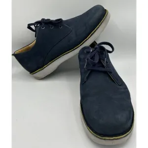 Samuel Hubbard Free Men's Navy Nubuck Leather Casual Oxfords Size 11 W M1100-016
