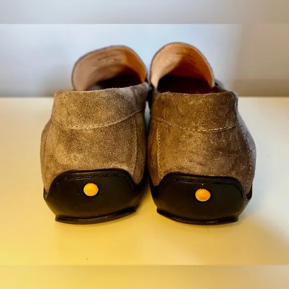 Samuel Hubbard Mens Sz 13 Free Spirit Gray Suede Casual Shoes Driving Moccasin
