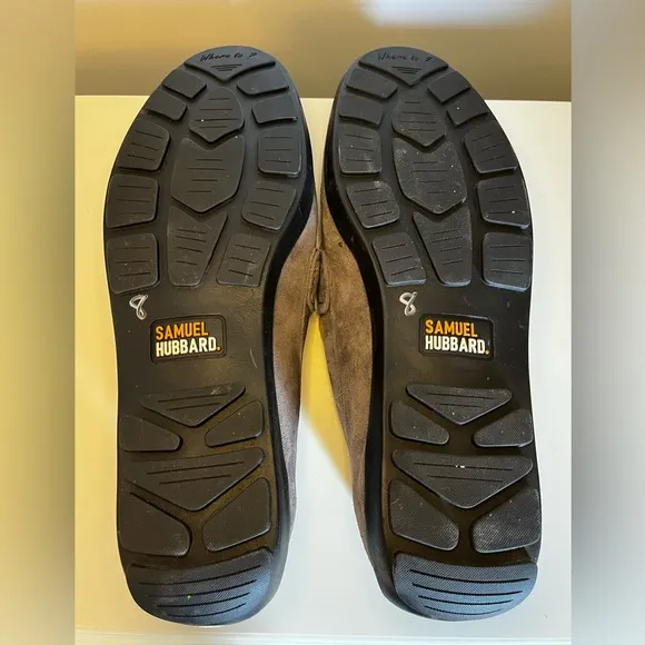 Samuel Hubbard Mens Sz 13 Free Spirit Gray Suede Casual Shoes Driving Moccasin