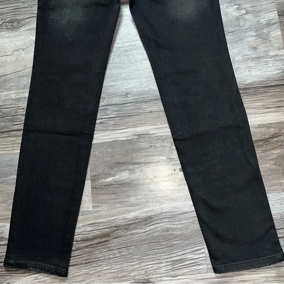 Sandrine Rose xFree People Size 27 Rock Black Distressed Skinny Jeans