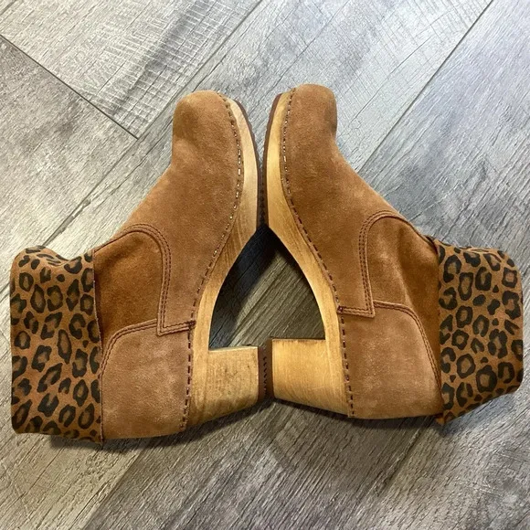Sanita Wooden Clog Boot Size 37