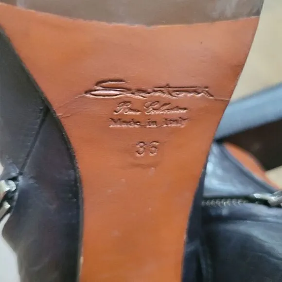 Santoni Leather boots 36