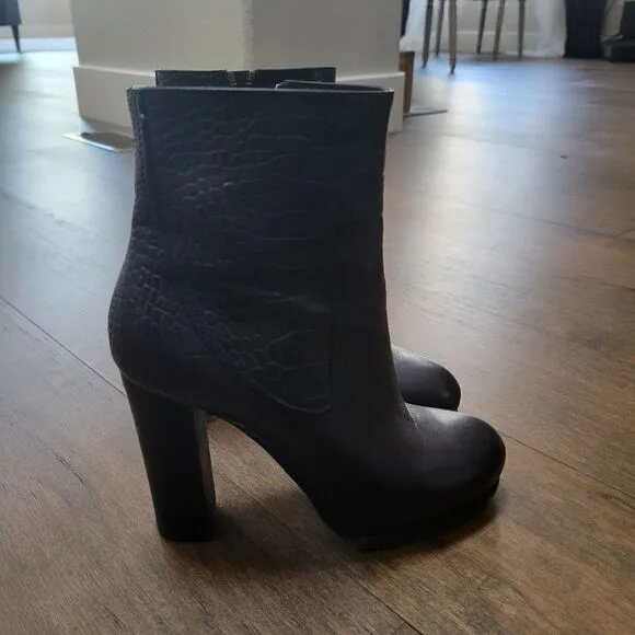 Santoni Leather boots 36