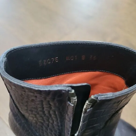 Santoni Leather boots 36
