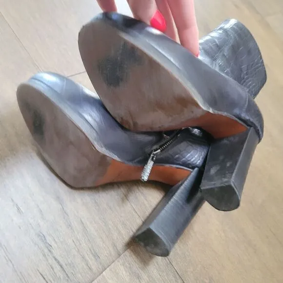 Santoni Leather boots 36