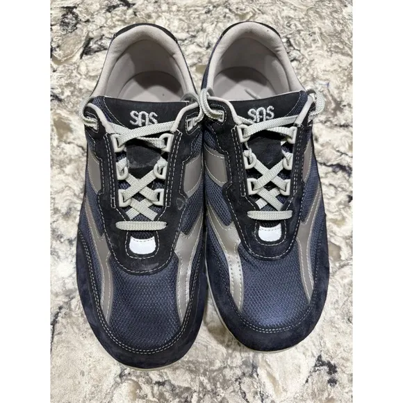 SAS Mens Size 12.5 W3 Journey Mesh Lace Up Walking Sneakers Shoes Tripad Comfort