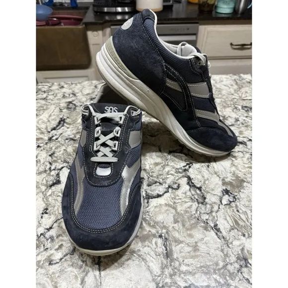 SAS Mens Size 12.5 W3 Journey Mesh Lace Up Walking Sneakers Shoes Tripad Comfort