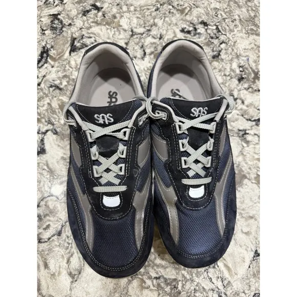 SAS Mens Size 12.5 W3 Journey Mesh Lace Up Walking Sneakers Shoes Tripad Comfort