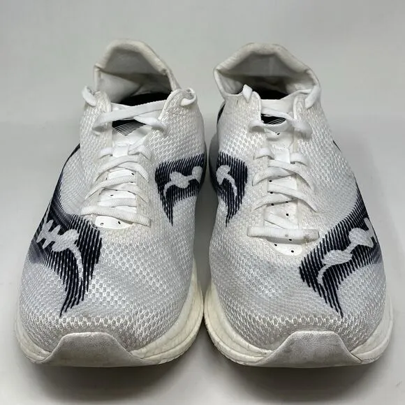 Saucony Endorphin Pro Plus Shoes Mens 13 White Mesh Lightweight Running Sneakers