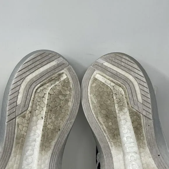 Saucony Endorphin Pro Plus Shoes Mens 13 White Mesh Lightweight Running Sneakers