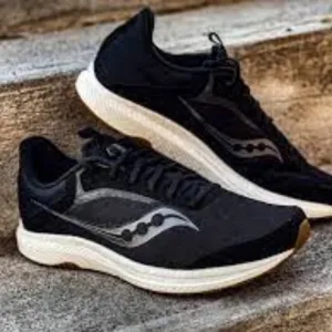 SAUCONY mens size 13 Freedom 5 Black running shoes gym sneakers lightweight new