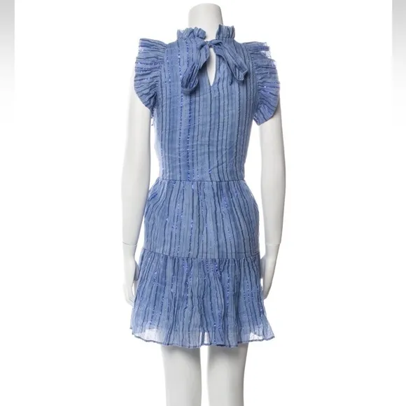 Saylor Aggy Blue Dress Size Small