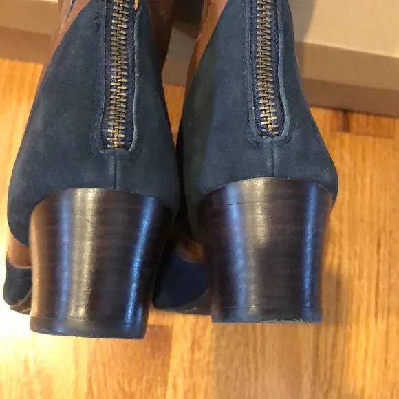 Schuler &amp; son Leather/Suede Low heel Boots
