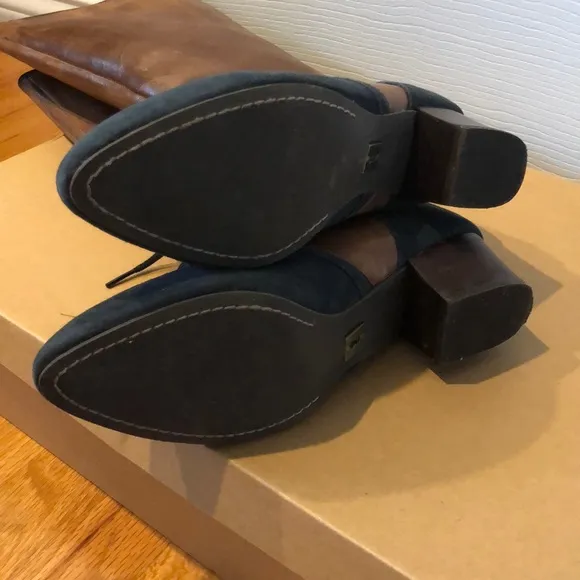 Schuler &amp; son Leather/Suede Low heel Boots