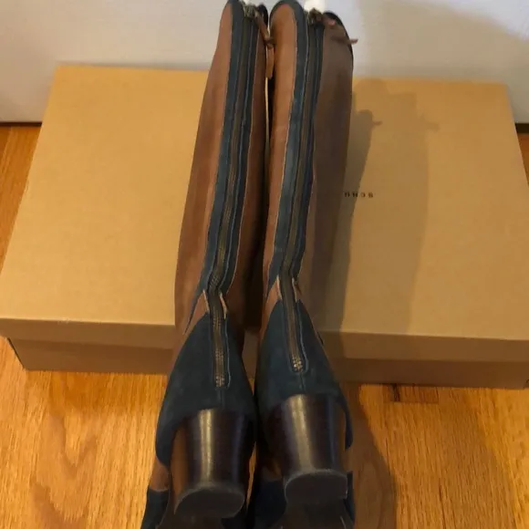 Schuler &amp; son Leather/Suede Low heel Boots