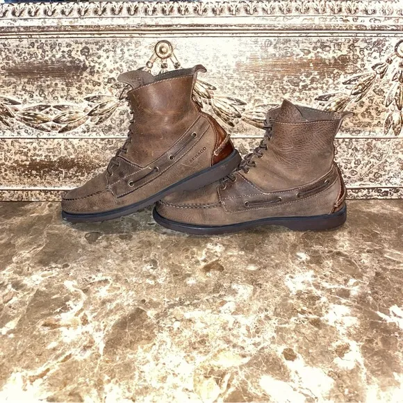 Sebago Leather Hi-Top Boots