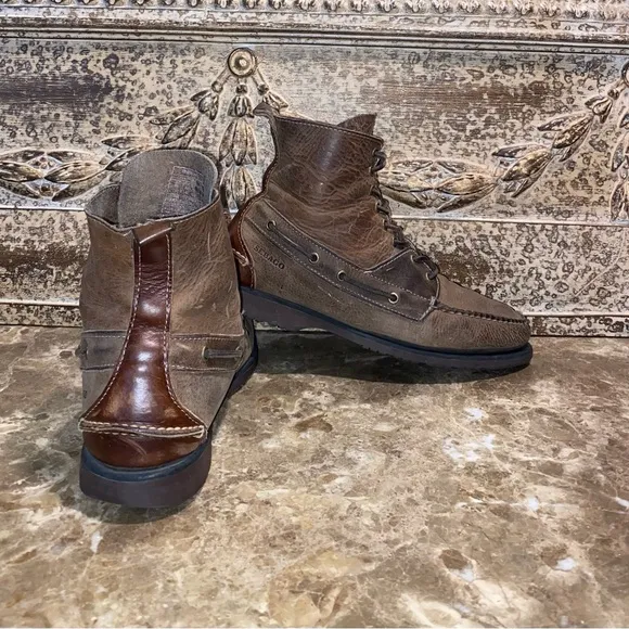 Sebago Leather Hi-Top Boots