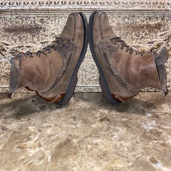 Sebago Leather Hi-Top Boots