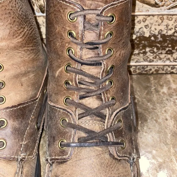 Sebago Leather Hi-Top Boots