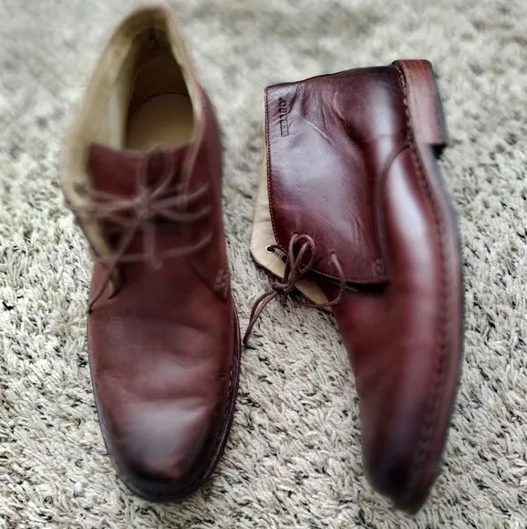 Sebago Tremont Chukka brown leather Boots sz 10,5