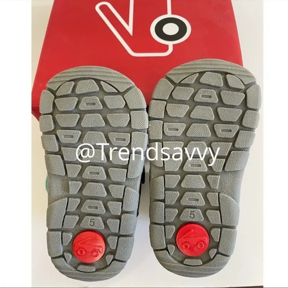 See Kai Run Atlas II Waterproof Insulated Snow Boots Shoes Boys Navy Gray NWT
