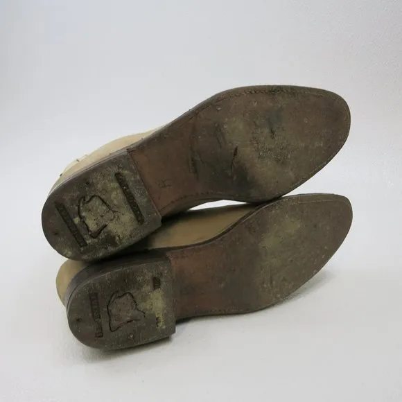 Semental de Registro Dirty Nubuck Leather Chelsea Boots Made in Mexico 28 9