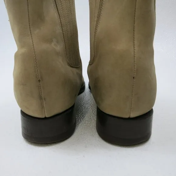 Semental de Registro Dirty Nubuck Leather Chelsea Boots Made in Mexico 28 9