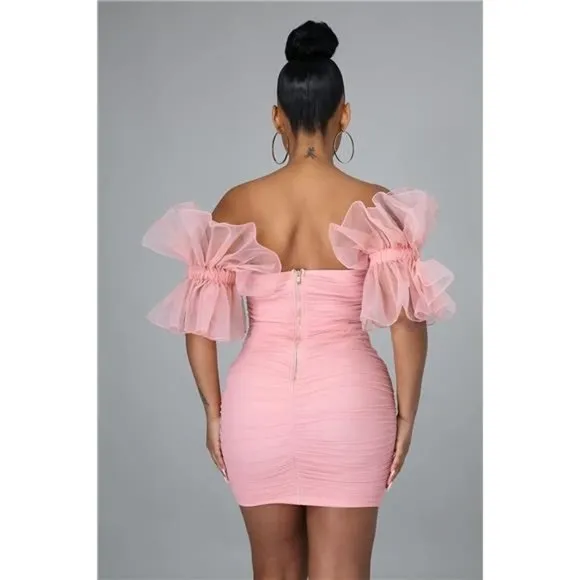 SEXY Bodycon Dress for Women Pink